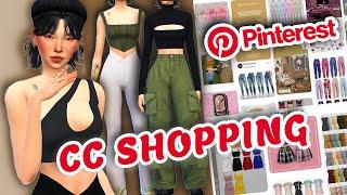 I used pinterest to do my CC Shopping in the sims 4