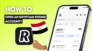 How to open an Egyptian pound bank account on Revolut?