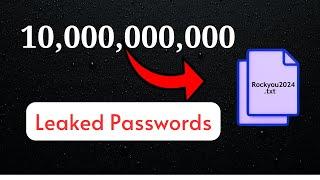 Worlds Biggest Password Leak