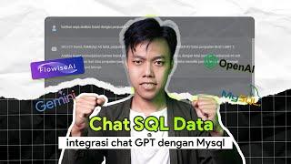 Tutorial Chatbot Integrasi Chat GPT dengan MYSQL  Chat dengan data internal