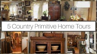 5 Cozy COUNTRY Antique PRIMITIVE Home TOURS - Spring 2024