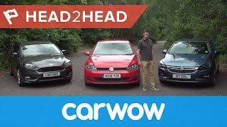 Volkswagen Golf vs Ford Focus vs VauxhallOpel Astra 2017 review  Head2Head