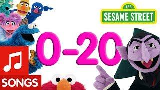 Sesame Street 0-20 Counting Songs  Number of the Day Compilation