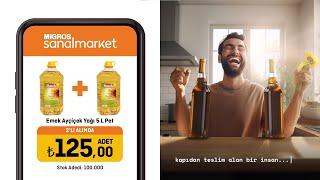 Migros Sanal Marketten Türkiyenin İlk Yapay Zeka ile Hazırlanan Ürün-Fiyat Reklamı