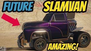 GTA 5 NEW DLC Future Slamvan  Weirdest Looking Car? Customization