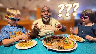 MY AMERICAN KIDS TRY ETHIOPIAN FOOD FOR THE FIRST TIME
