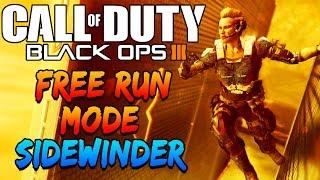 Black Ops 3 Free Run Mode Sidewinder Gameplay Walkthrough BO3 FREE RUN