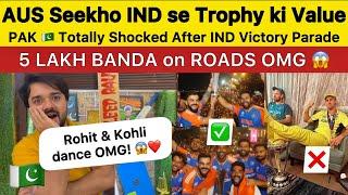 AUS Seekho INDIA se How to Celebrate WORLDCUP  Rohit & Kohli ka Dance PAK Reacts on IND Parade