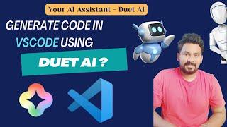 Code generation in VScode using Duet AI  Duet AI for VS Code