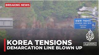 Korea tensions South Korea fires warning shots near the demarcation line