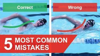 FREESTYLE SWIMMING 5 MOST COMMON MISTAKES