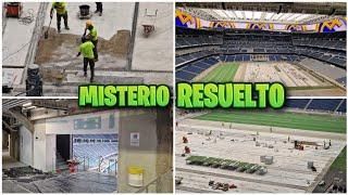 9 de agosto  AVANZANDO en el INTERIOR  Obras Santiago Bernabéu 