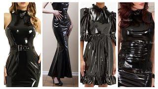 latex black dressrs  most running and fashionable leather and latex black dresses