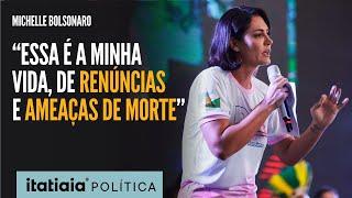 MICHELLE BOLSONARO REVELA ROTINA DE AMEAÇAS COMO EX-PRIMEIRA-DAMA VIDA DE RENÚNCIAS