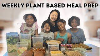 PLANT BASED MEAL PREP  LARGE FAMILY VEGAN RECIPES