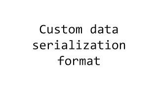 Custom serializationdeserialization text format for C structs