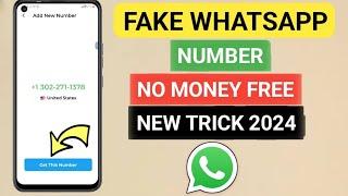 Whatsapp Acount With USA Number 2024 - 100% Free  No Money  Fake Whatsapp Kese Banai