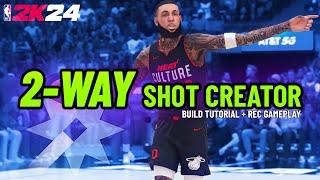 My NEW 63 2-Way Shot Creator PG is DOMINATING The Rec in NBA 2K24 Build Tutorial + Gameplay