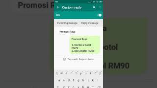 TUTORIAL AUTO REPLY WHATSAPP DARI PHONE SECARA PERCUMA - BAHASA MELAYU