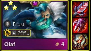 *NEW BUFFED* Hunter Olaf Carry⭐⭐⭐   TFT SET 12