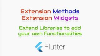 #Googles Flutter Tutorial - Extension Methods Custom Widgets coderzheaven.com