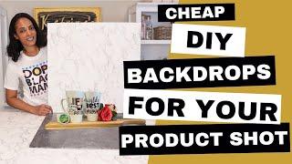 How to Make Cheap Backdrops for the Best Product Shots? DIY Replica Boards at home