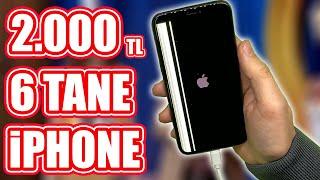 2.000 TL YE 6 ADET İPHONE ALDIK  iPhone X - iPhone 7 VS.