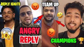 SID ANGRY REPLY ON TEAM UP  SCOUT REPLY  SARANG REPLY ON TARGET  BMPS CHAMPIONS  TEAM XSPARK