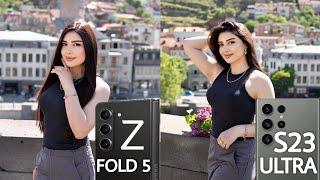 Samsung Galaxy Z Fold 5 VS Samsung Galaxy S23 Ultra Camera Test