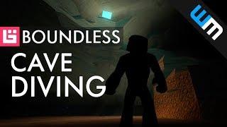 Boundless Gameplay Exploring Caves in Boundless