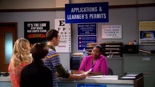 Sheldon at the DMV with Minny  Jim Parsons  Octavia Spencer  The Big Bang Theory  Gaiman Global