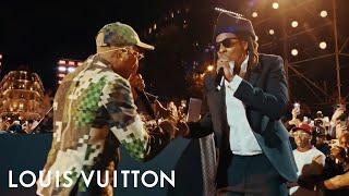 Pharrell Williams and Jay-Z Perform at the Mens Spring-Summer 2024 Show  LOUIS VUITTON