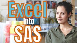 How to get excel data into SAS