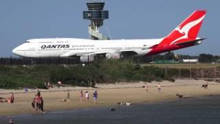 Beach Spotting - Speedbird 777 - Sydney Airport