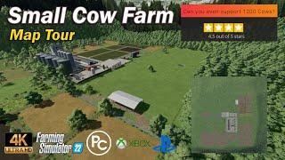 Small Cow Farm  Map Review  Farming Simulator 22
