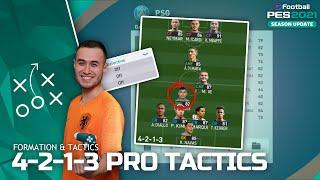 PES 2021  4-2-1-3 Pro Tactics - Most Used by PRO PLAYERS