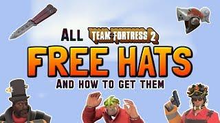 TF2 FREE HATS 2024 - Every Free Hat & How To Unlock Them