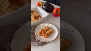 Canelones de verduras #receta #recetasfaciles #canelones #canelonesdeverduras #cocinafacil