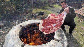 Huge Beef Leg weighing 20 KG Meat Dish For The Whole Village