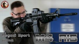 Review BegadiCyma M4 RIS SAEG M4A1 AR15 6mm Airsoft - 4K UHD