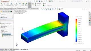 Solidworks Simulation tutorial  Steel Structure Simulation in Solidworks