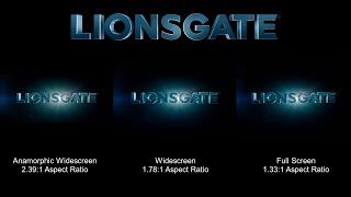 Lionsgate Logo  2.39 vs. 1.78 vs. 1.33 Comparison  ItzJonnyFX
