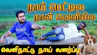 நாய் பெட்டீல - நான் வெளியில - வெளிநாட்டு நாய் வளர்ப்பு  Tamil Comedy  Samy  Fake ID