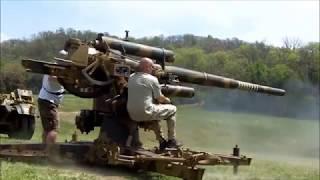 Flak 37 “German 88“ Firing Compilation