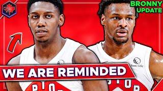 This was SERIOUSLY Needed - Major Bronny James Update  Toronto Raptors News