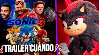 EL PRIMER TRAILER de SONIC 3 LLEGARÁ MUY PRONTO