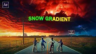 Snow Gradient Overlay  After Effects