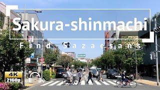 4KBinaural Audio Find Sazaesans Sakura-shinmachi - Tokyo Japan