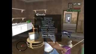 Grand Theft Auto San Andreas Cheat Menu v3