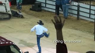 Old Town Road Lyrics video by lil Nas x      cowboy breakdown